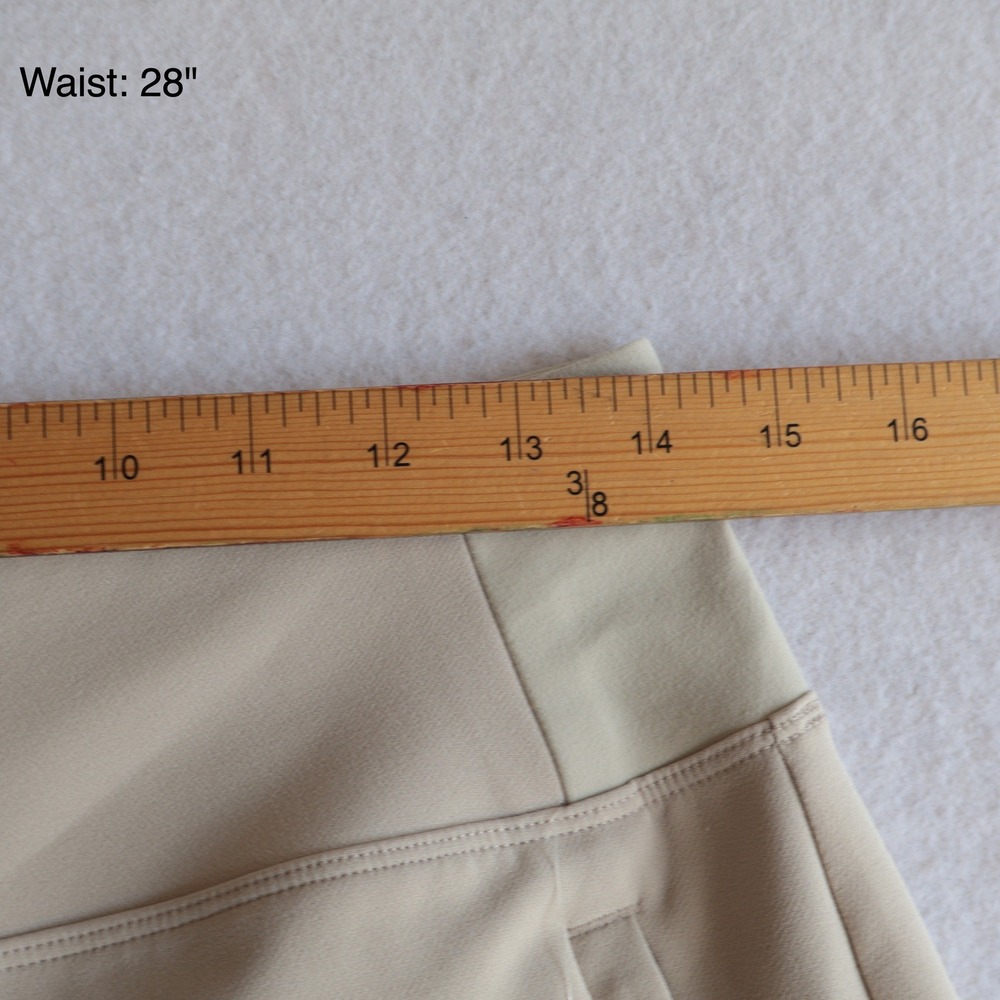 Athleta Endless Pant Beige Tan High Rise Straight Leg Trousers 533636 Size 6 NWT - Picture 8 of 12
